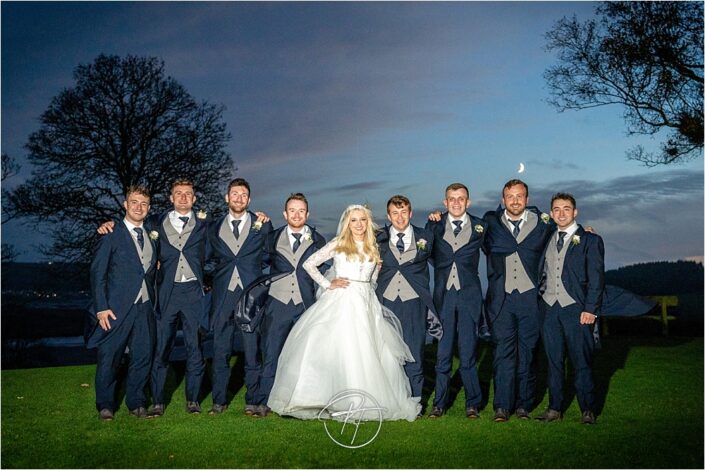 Groomsmen with Bride