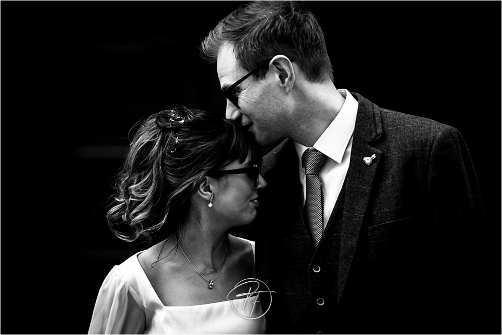 Black and White wedding photographer in Bristol