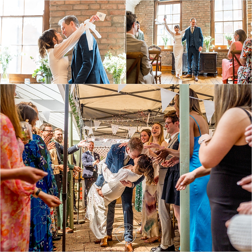 Radnor rooms wedding, confetti